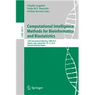 Computational Intelligence Methods for Bioinformatics and Biostatistics