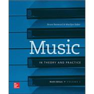 Workbook t/a Music in Theory and Practice, Volume I