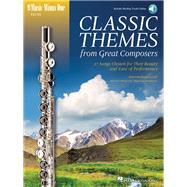 Classic Themes from Great Composers - Music Minus One Flute Intermediate Level Book/Online Audio