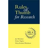 Rules of Thumb for Research