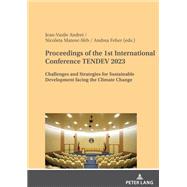 Proceedings of the 1st International Conference TENDEV 2023