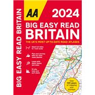 AA Big Easy Read Atlas Britain 2024 Spiral