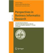 Perspectives in Business Informatics Research