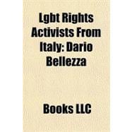 Lgbt Rights Activists from Italy : Dario Bellezza