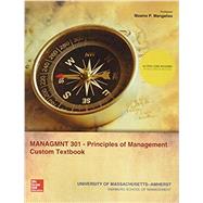 UNIV MASS AMHERST MANAGMNT 301 PRINCIPLES OF MANAGEMENT CUSTOM TEXTBOOK