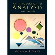 Introduction to Analysis,9780131453333 9780131453333