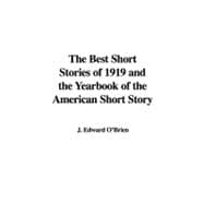 The Best Short Stories of 1919 and the Yearbook of the American Short Story