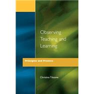 Observing Teaching and Learning