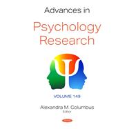 Advances in Psychology Research. Volume 149