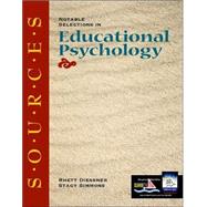 Sources : Notable Selections in Educational Psychology