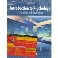 Introduction to Psychology (with InfoTrac) Exploration and Application