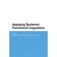 Applying Systemic Functional Linguistics The State of the Art in China Today