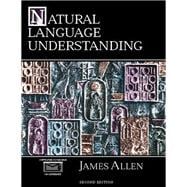 Natural Language Understanding book cover, ISBN 9780805303346