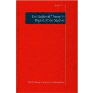 Institutional Theory in Organization Studies