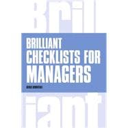Brilliant Checklists for Managers