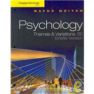 Cengage Advantage Books: Psychology : Themes and Variations, Briefer Edition