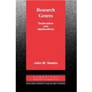 Research Genres: Explorations and Applications