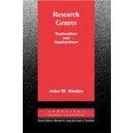 Research Genres: Explorations and Applications