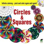 Infinite Coloring Circles and Squares CD and Book