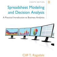 MindTap Business Analytics, 1 term (6 months) Printed Access Card for Ragsdale's Spreadsheet Modeling & Decision Analysis, 8th Edition