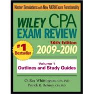 Wiley CPA Examination Review, 36th Edition 2009-2010, Volume 1 , Outlines and Study Guides, 36th Edition 2009-2010