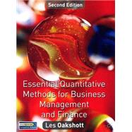 Essential Quantitative Methods for Business, Management and Finance, Second Edition