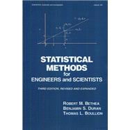 Statistical Methods for Engineers and Scientists, Third Edition,