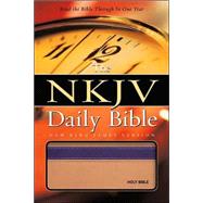 Daily Bible: New King James Version, Tan/purple