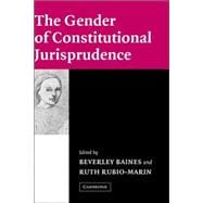 The Gender of Constitutional Jurisprudence