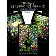 Tiffany Stained Glass Windows 24 Cards