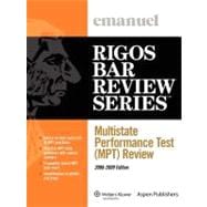 Multistate Perfomance Test Review 2008-2009: Course 5329