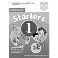 Cambridge Young Learners English Tests Starters 1 Answer Booklet: Examination Papers from the University of Cambridge ESOL Examinations