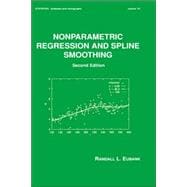 Nonparametric Regression and Spline Smoothing, Second Edition