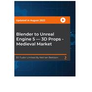 Blender to Unreal Engine 5 — 3D Props - Medieval Market