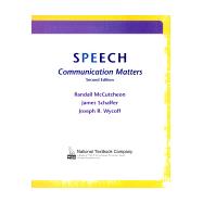 SPEECH:COMMUNICATION MATTERS (TE)