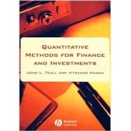 Quantitative Methods for Finance and Investments