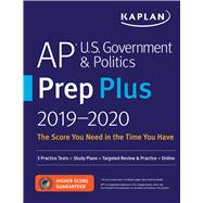 AP U.S. Government & Politics Prep Plus 2019-2020 3 Practice Tests + Study Plans + Targeted Review & Practice + Online