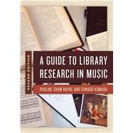 A Guide to Library Research in Music