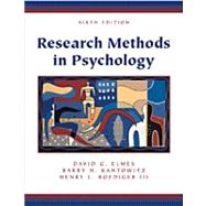 Research Methods in Psychology (Non-InfoTrac Version)