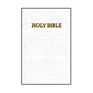 King James Version Pew Bible, White