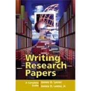 Writing Research Papers : A Complete Guide (perfect-bound) (with MyCompLab)