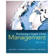 Purchasing and Supply Chain Management, 6th Edition