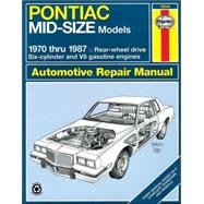 Pontiac Mid-Size Rear-Wheel Drive Models, 1970-1987
