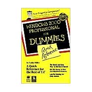Windows 2000 Professional for Dummies : Quick Reference