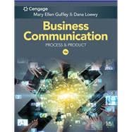 Bundle: Business Communication: Process & Product, 10th + MindTap, 1 term Printed Access Card