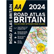 AA Road Atlas Britain 2024 Spiral