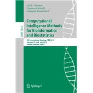 Computational Intelligence Methods for Bioinformatics and Biostatistics