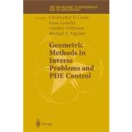 Geometric Methods in Inverse Problems and Pde Control