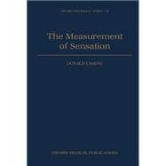 The Measurement of Sensation