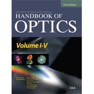Handbook of Optics Third Edition, 5 Volume Set, 3rd Edition